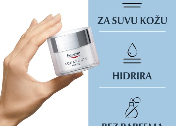 Eucerin AQUAporin ACTIVE Bogata hidratantna krema za lice
