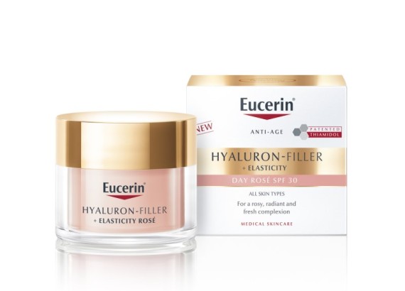 Eucerin Hyaluron-Filler + Elasticity dnevna krema SPF 30 Rose 50 ml