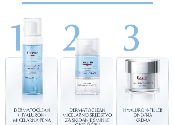 Eucerin DermatoCLEAN Micelarno sredstvo za skidanje šminke oko očiju