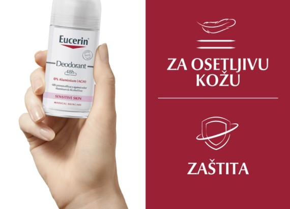 Eucerin Dezodorans pH5 Roll-On sa 0% aluminijuma