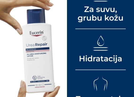 Eucerin UreaRepair Plus parfimisani losion sa 5% uree 250 ml
