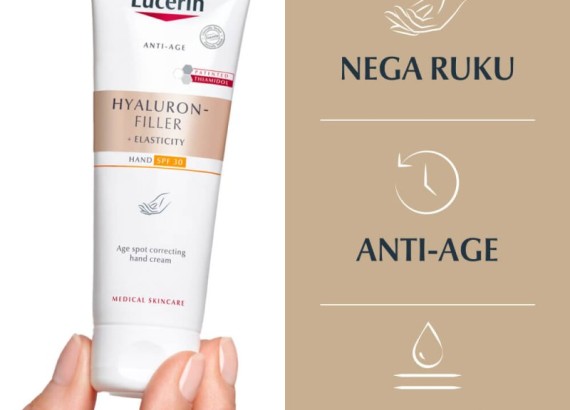 Eucerin Hyaluron-Filler + Elasticity krema za ruke 75 ml