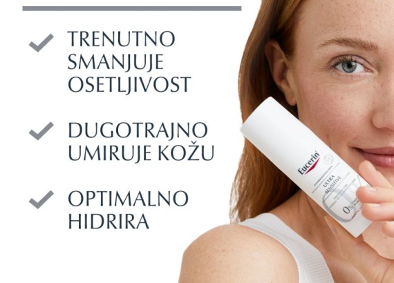 Eucerin UltraSENSITIVE fluid za normalnu i mešovitu kožu lica 50 ml
