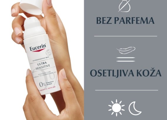 Eucerin UltraSENSITIVE Fluid za normalnu i mešovitu kožu lica
