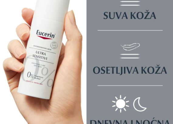 Eucerin UltraSENSITIVE krema za suvu kožu lica 50 ml