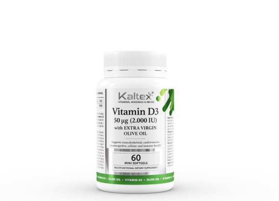 Kaltex Vitamin D 2000 ij 60 mini soft kapsula