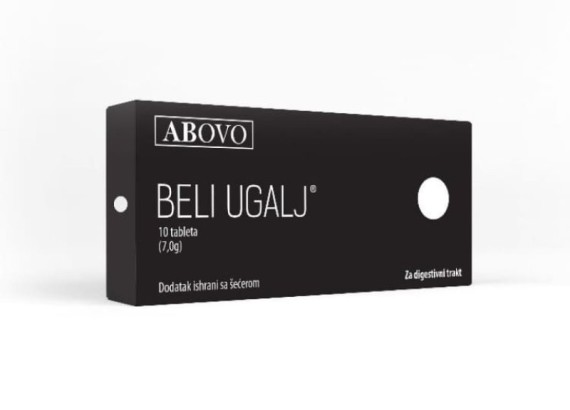 Beli ugalj 10 tableta