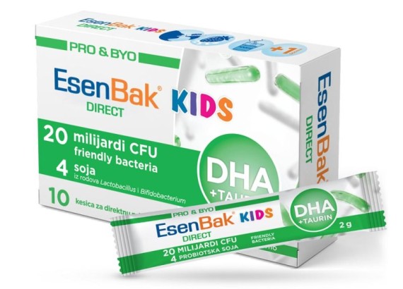 EsenBak Kids Direct DHA+Taurin 10 kesica