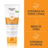Eucerin Sun Oil Control Dry Touch gel-krem za zaštitu osetljive kože od sunca SPF50+ 200 ml