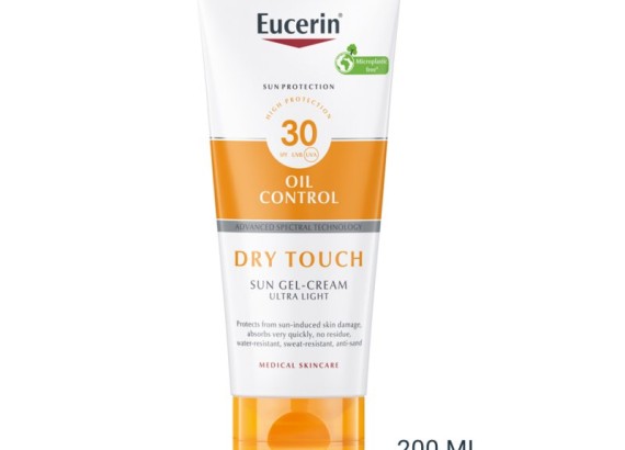 Eucerin Sun Oil Control Dry Touch gel-krem za zaštitu osetljive kože od sunca SPF30 200 ml