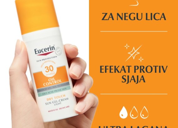 Eucerin Sun Oil control za zaštitu masne kože od sunca SPF30 50 ml