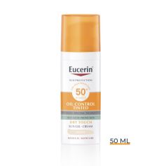 Eucerin Sun Oil Control tonirani gel-krem za zaštitu masne kože od sunca SPF50+ svetli 50 ml