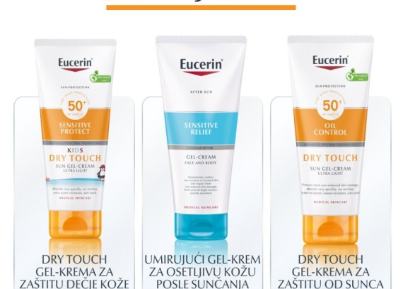 Eucerin Sun Oil Control tonirani gel-krem za zaštitu masne kože od sunca SPF50+ svetli 50 ml