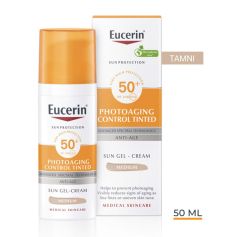 Eucerin Sun Anti-age tonirana krema za zaštitu od sunca SPF50+ TAMNA 50 ml