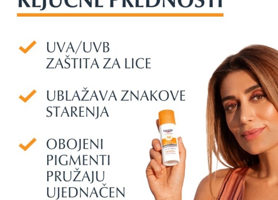 Eucerin Sun Anti-age tonirana krema za zaštitu od sunca SPF50+ TAMNA 50 ml