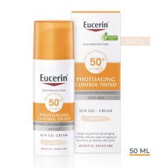 Eucerin Sun Anti-age tonirana krema za zaštitu od sunca SPF50+ SVETLA 50 ml