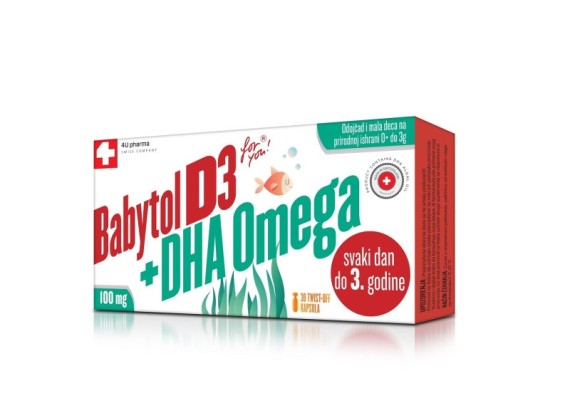Babytol D3+DHA Omega for you 30 twist-off kapsula