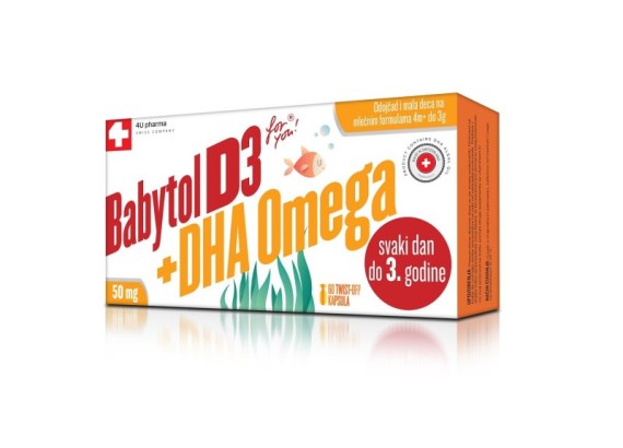 Babytol D3+DHA Omega for you 60 twist-off kapsula