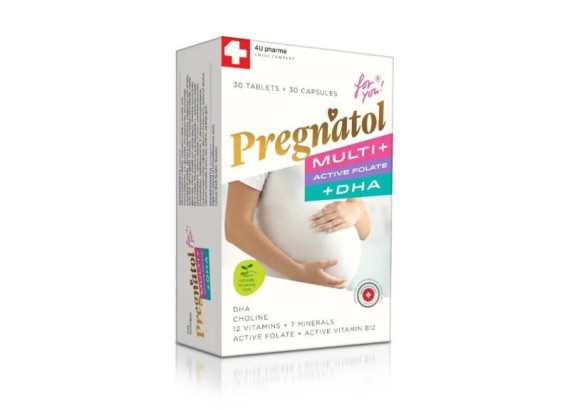 Pregnatol Multi + Active Folat + DHA 30 tableta + 30 kapsula