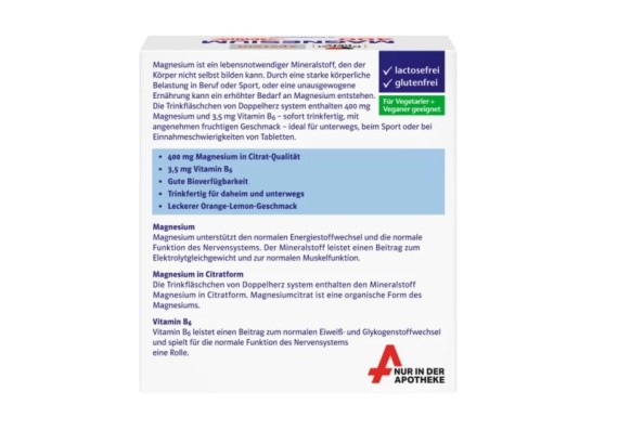 DOPPPEL HERZ System Magnezijum 400 Liquid 10 ampula