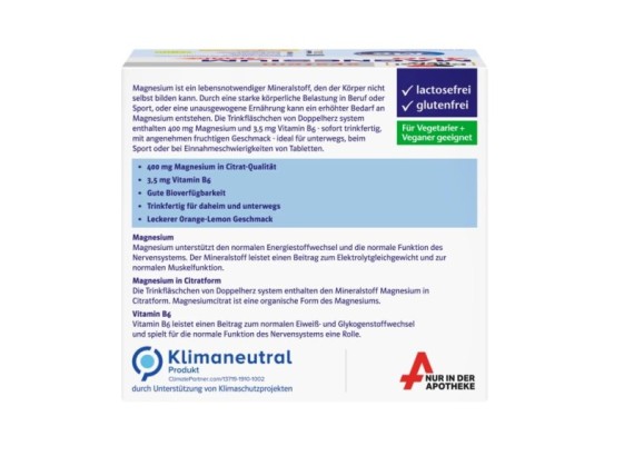 DOPPPEL HERZ System Magnezijum 400 Liquid 30 ampula