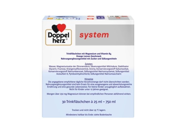 DOPPPEL HERZ System Magnezijum 400 Liquid 30 ampula