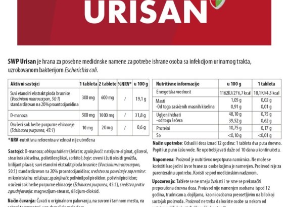 URISAN SWP 30 tableta