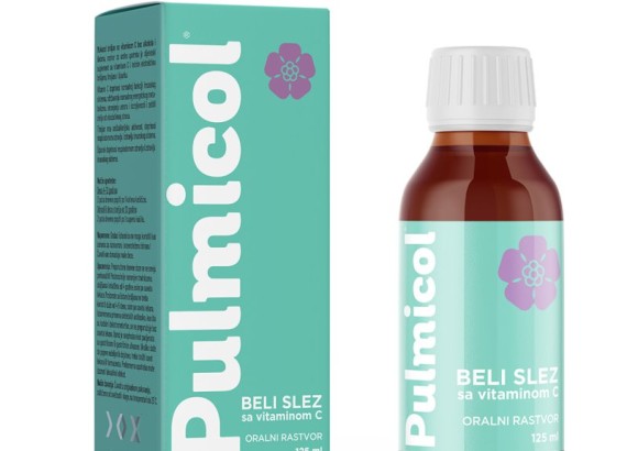 Pulmicol Beli slez sa vitaminom C sirup 125 ml