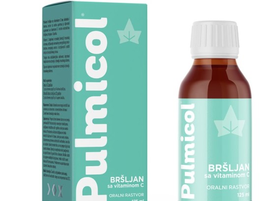 Pulmicol Bršljan sa vitaminom C sirup 125 ml