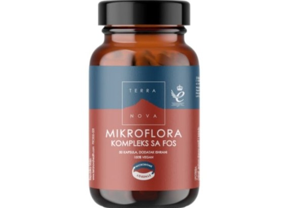 Terra Nova MIKROFLORA + FOS kompleks 50 vege-kapsula