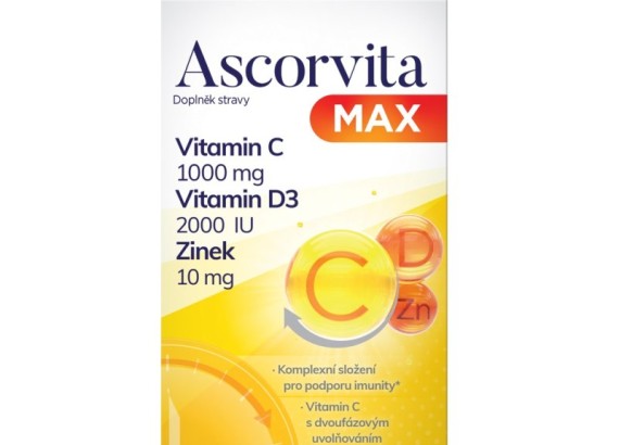 Ascorvita Max 60 tableta sa postepenim oslobađanjem