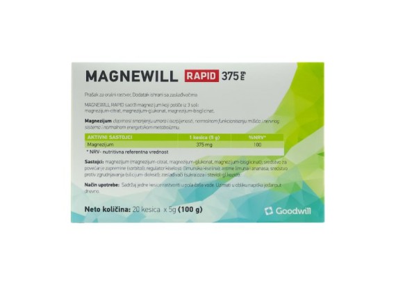 Goodwill Magnewill RAPID prašak za oralni rastvor 20 kesica