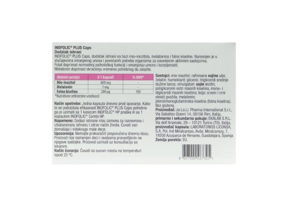 Inofolic® PLUS 30 softgel kapsula