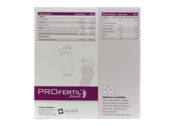 Profertil Female 84 tableta + 84 kapsula