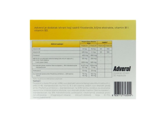 Adverol 30 kapsula