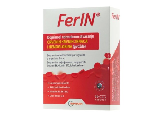 FerIN, za anemiju, 30 kapsula