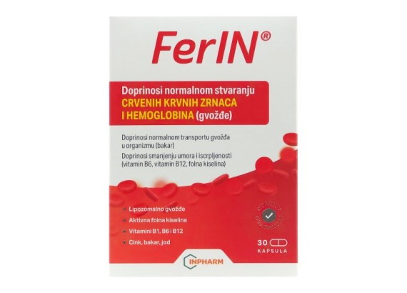 FerIN, za anemiju, 30 kapsula