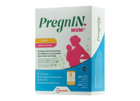 PregnIN MUM, nakon trudnoće, 30 + 30 kapsula
