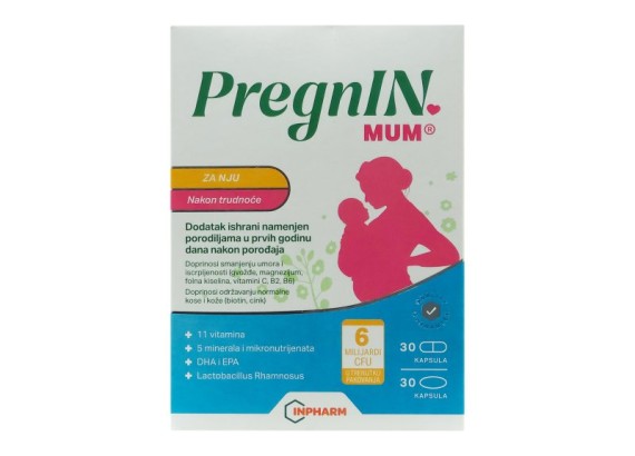 PregnIN MUM, nakon trudnoće, 30 + 30 kapsula