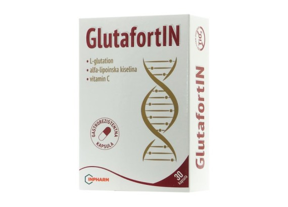 GlutafortIN za imunitet, energiju, anti-aging, 30 kapsula