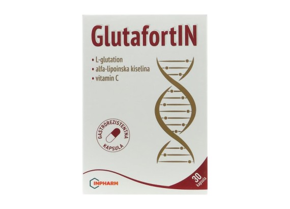 GlutafortIN za imunitet, energiju, anti-aging, 30 kapsula