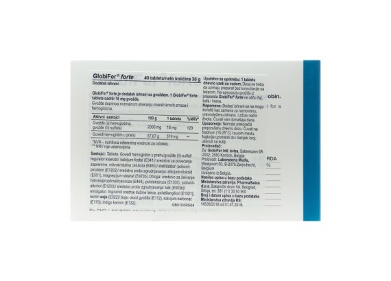 Globifer Forte 40 tableta