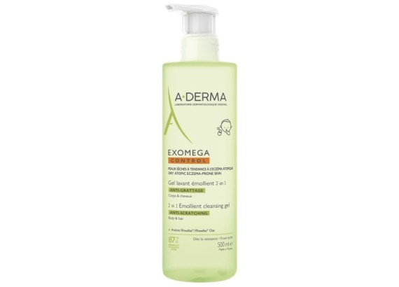 A-Derma Exomega Control gel za pranje 2u1 500 ml