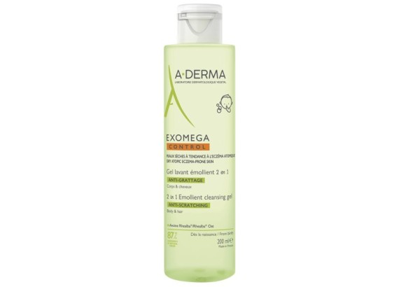 A-Derma Exomega Control gel za pranje 2u1 200 ml