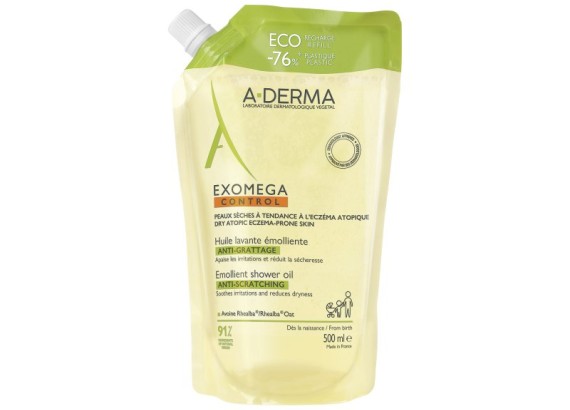 A-Derma Exomega Control Eco ulje za tuširanje 500 ml REFILL