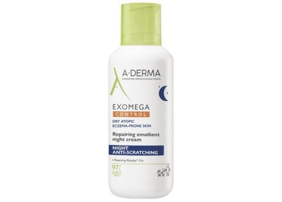 A-Derma Exomega Control obnavljajuća emolijentna noćna krema 400 ml