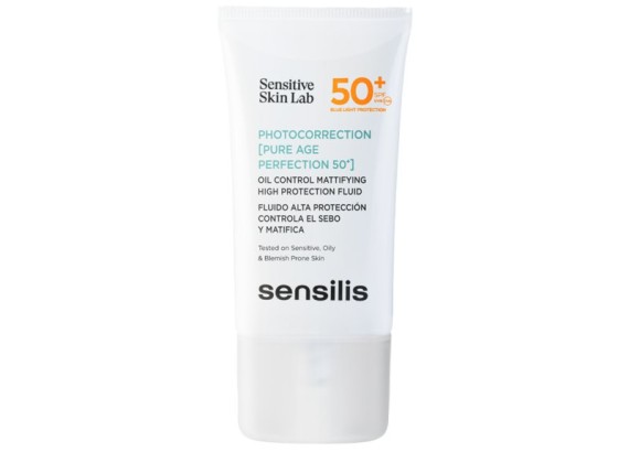 Sensilis Photocorrection (Pure Age Perfection 50+), matirajući fluid SPF 50+, 40 ml