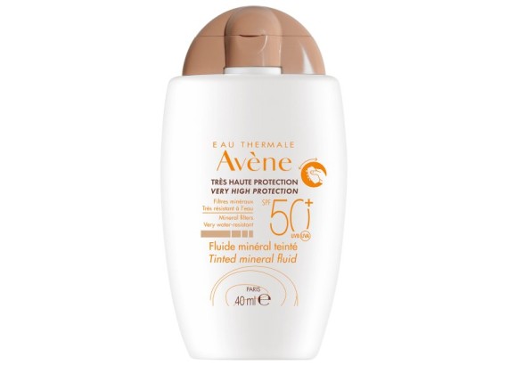 Avene Sun Mineralni fluid tonirani SPF50+ 40 ml