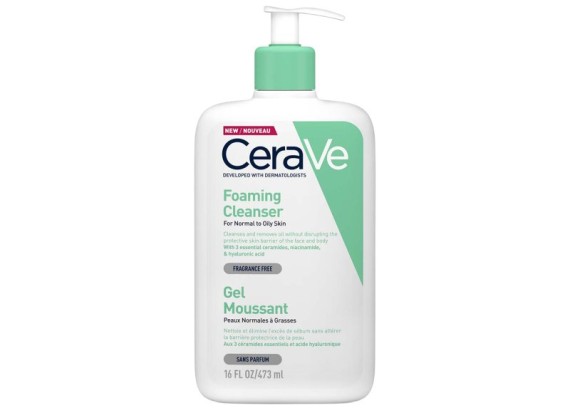 CeraVe Penušavi gel za čišćenje za normalnu do masnu kožu 473 ml