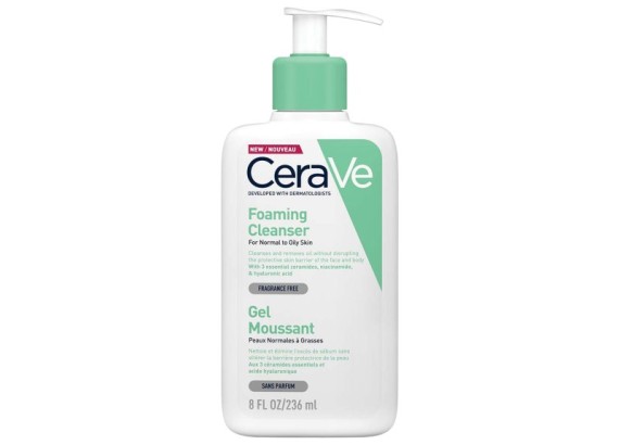 CeraVe Penušavi gel za čišćenje za normalnu do masnu kožu 236 ml
